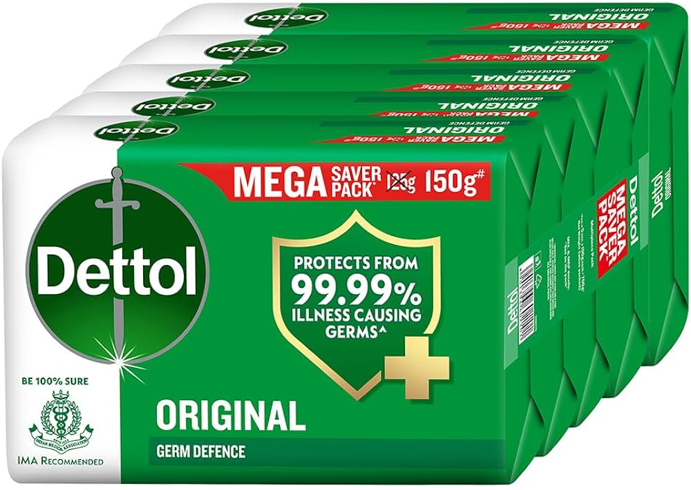 dettol original 150g x 5