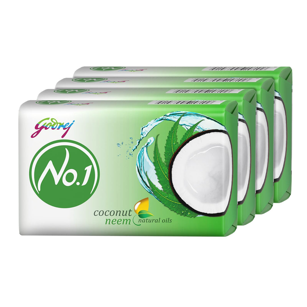 godrej no 1 coconut & neem 150g x 3