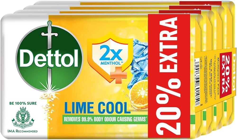 dettel lima cool 2x menthol soap 125g x 4