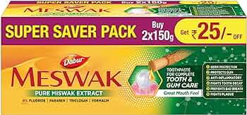 dabur meswak 2x150 super saver pack