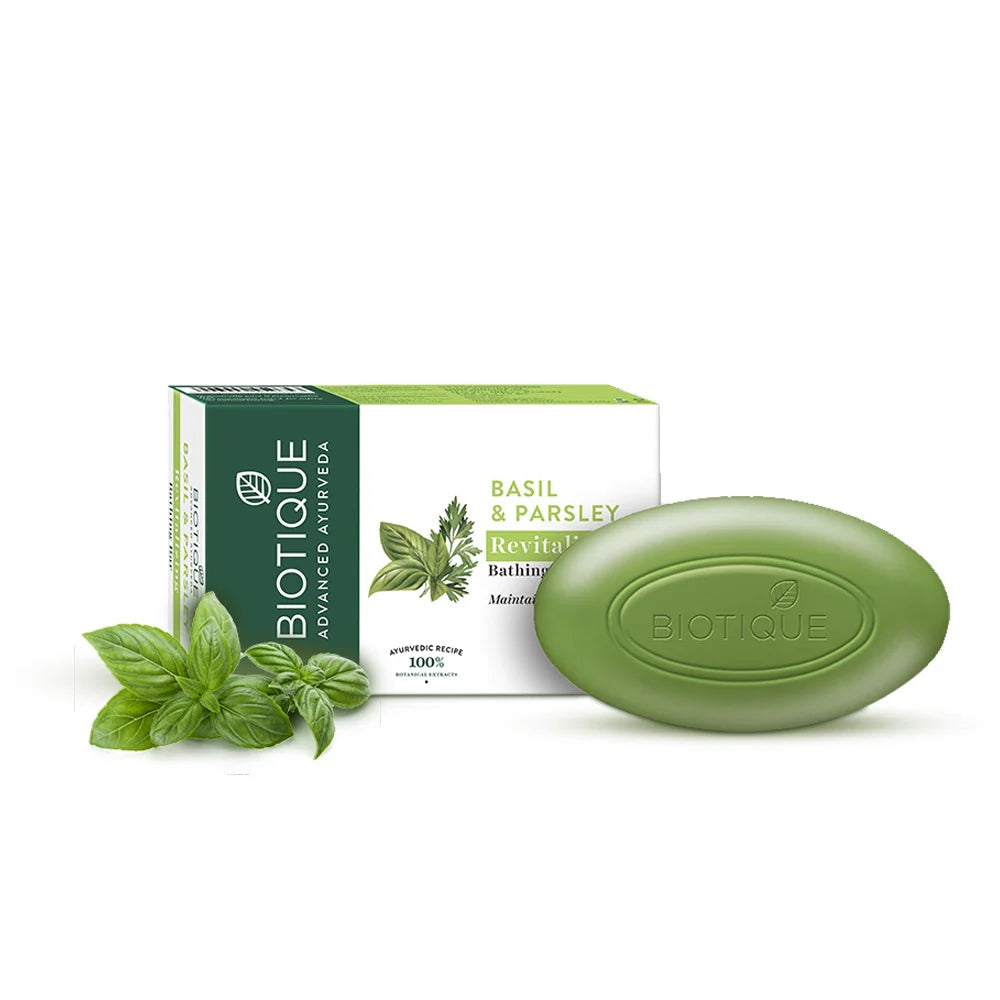 biotique bio basil & parsley revitalizing body 150g