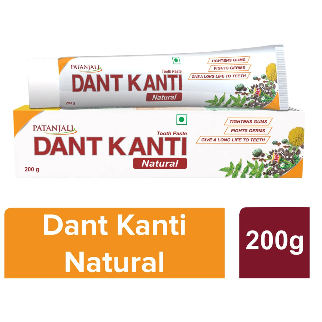 patanjali dant kanti natural toothpaste 200g