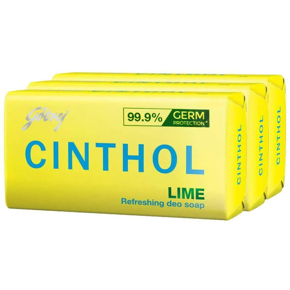 cinthol lime refreshing 125g x 3