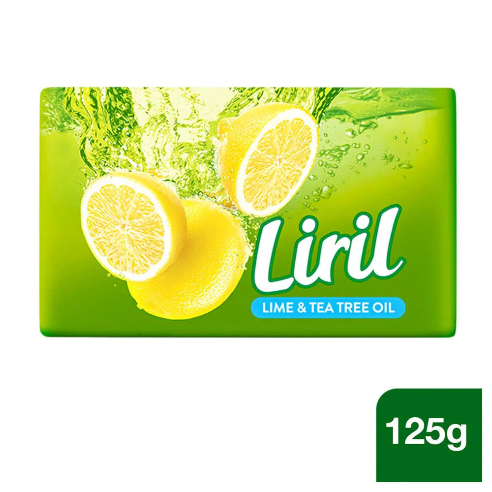 liril lemon & tea tree oil soap 125g